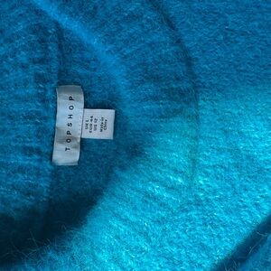 Topshop Teal Knit Pullover